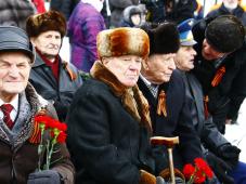 23 февраля 2017 г. Великий Новгород. Торжественный митинг, посвященный Дню защитника Отечества. Фото Игоря Белова