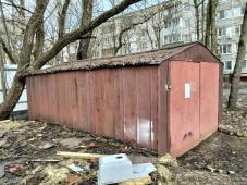 20.03.2026 Великий Новгород, ул. Связи, д.6. Гараж установлен в отсутствие разрешительных документов. Ведётся розыск собственника